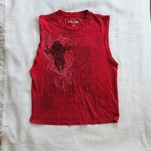 Point Zero Bold Red Muscle Tee